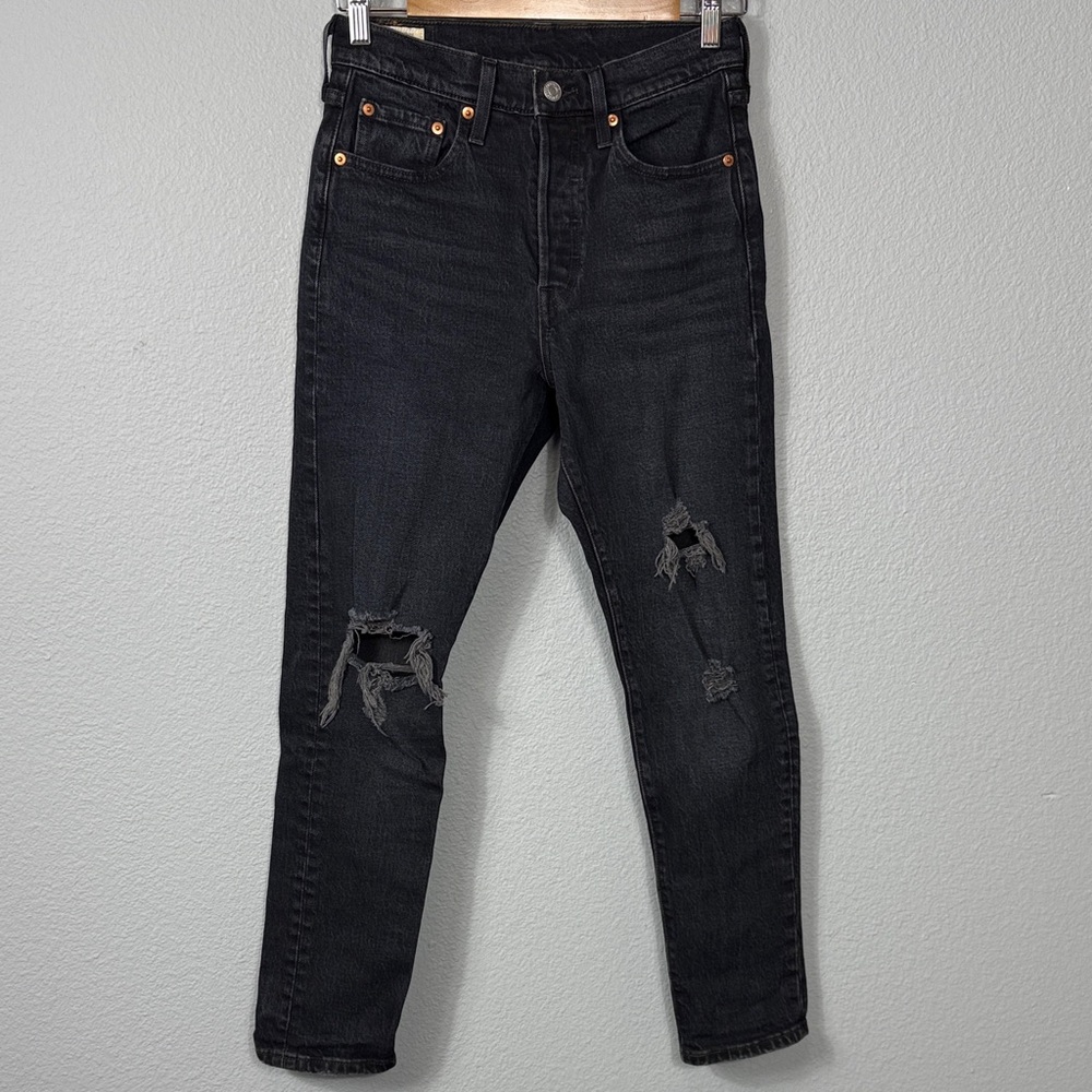 Men's Black Distressed‎ Jeans